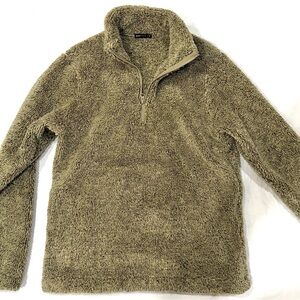 Steele Men’s Fleece Pullover, Light Olive. Small. From Provincetown Location